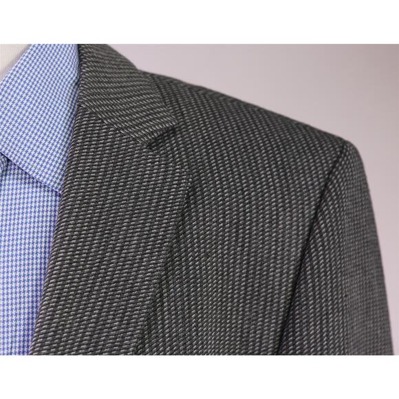 Hugo Boss Recent The James Gray Woven Wool 2-Btn Sportcoat Blazer Men's 42L - Picture 4 of 11